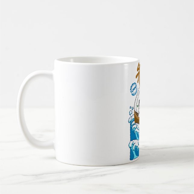 Taza De Café Bento en la ola (Izquierda)