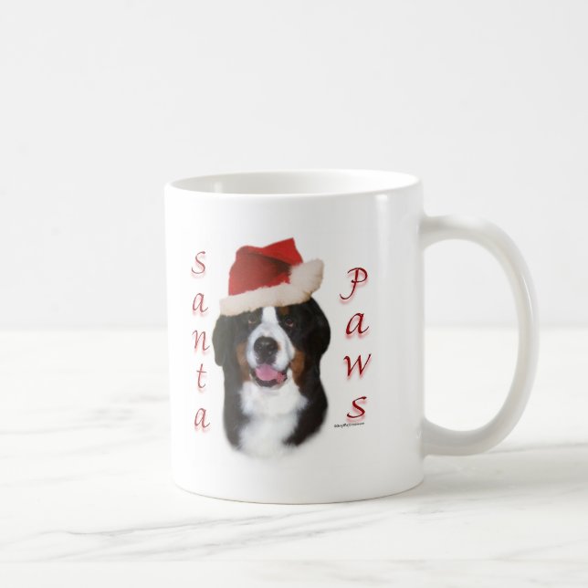 Taza De Café Berenés Mountain Dog Santa Paws (Derecha)