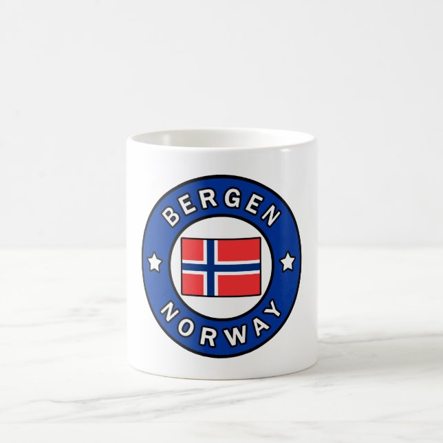 Taza De Café Bergen Noruega (Centro)