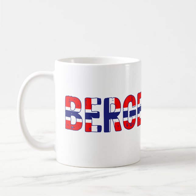 Taza De Café Bergen Noruega (Izquierda)