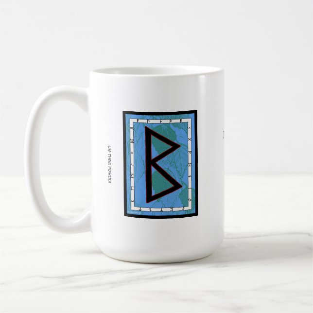 Taza De Café Berkano Rune Mug - ¡Madre Tierra! (Izquierda)