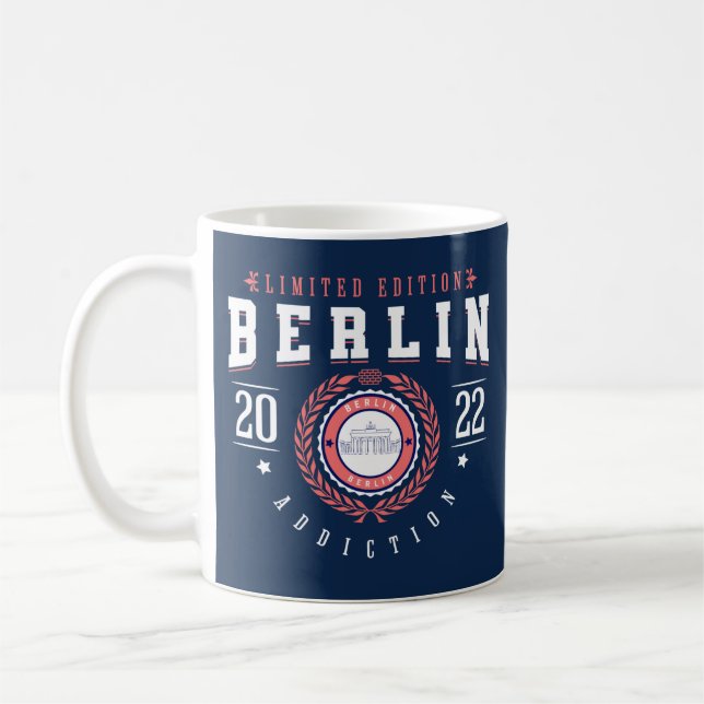 Taza De Café Berlín Alemania Naval estilo deportivo de viajeros (Izquierda)