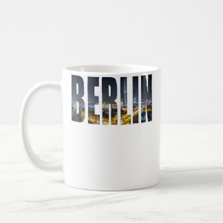 Taza De Café Berlin Germany Urban Skyline Photography Font