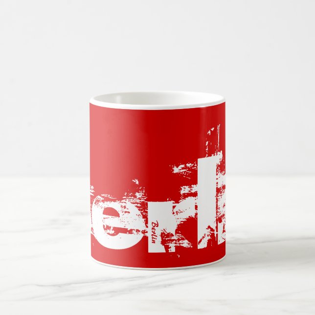 Taza De Café Berlín - Guay Urban Style Red Mug (Centro)
