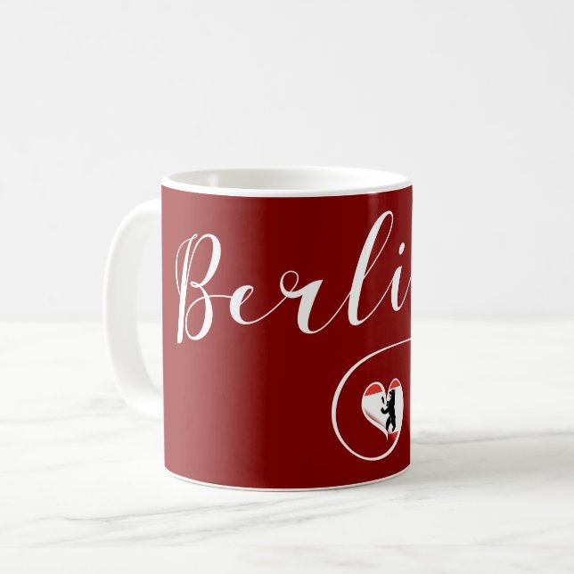 Taza De Café Berlin Heart Mug, Alemania (Anverso izquierdo)