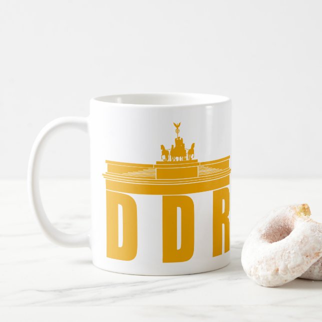 TAZA DE CAFÉ BERLÍN RDA (Con donut)