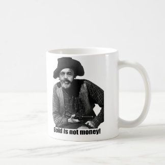 Taza De Café Bernanke - el oro no es dinero