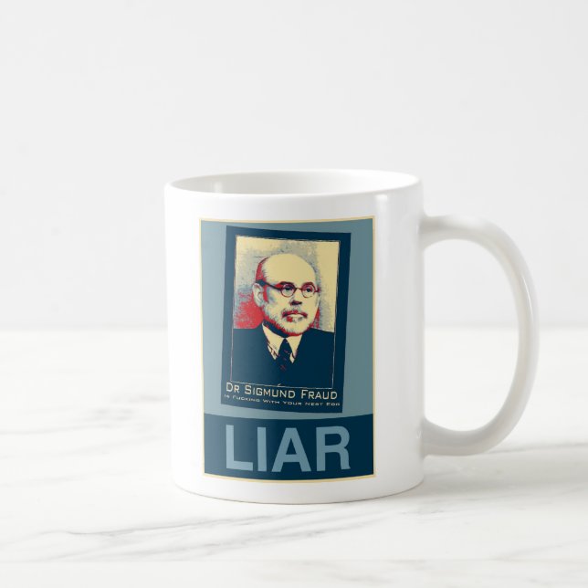 Taza De Café Bernanke - fraude de Sigmund (Derecha)