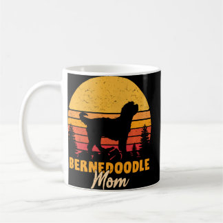 Taza De Café Bernedoodle Mom Mama Vintage Retro Dog Women