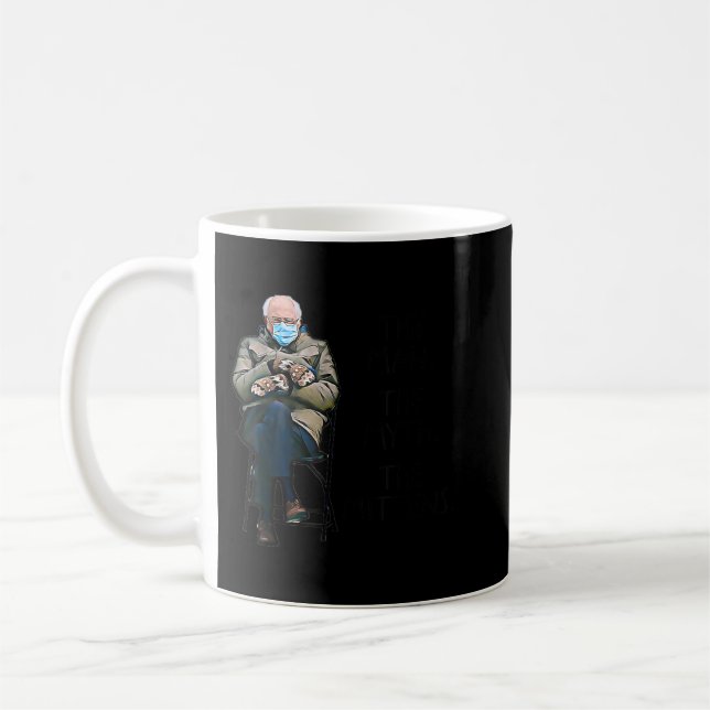 Taza De Café Bernie Sanders Mittens Meme The Man The Myth (Izquierda)