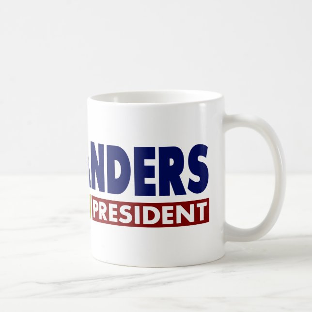 Taza De Café Bernie Sanders para el presidente V1 (Derecha)