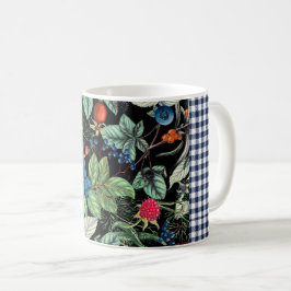 Taza De Café Berries Medley en Country Gingham