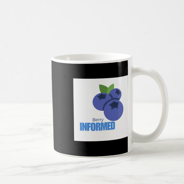Taza De Café Berry Informed Pegatina (Derecha)