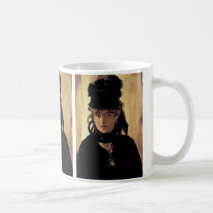 Taza De Café Berthe Morisot con un Bouquet de Violetas