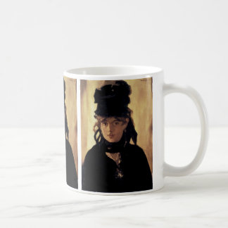 Taza De Café Berthe Morisot con un Bouquet de Violetas