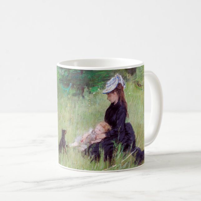 Taza De Café Berthe Morisot - En un parque (Anverso derecho)