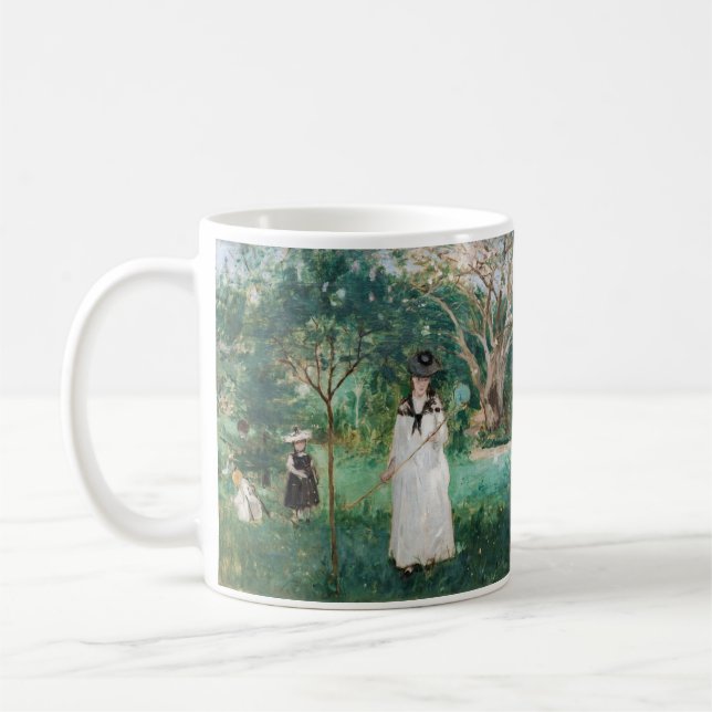 Taza De Café Berthe Morisot - La caza de mariposas (Izquierda)