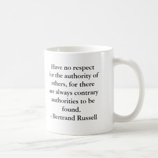 Taza De Café Bertrand Russell - autoridad