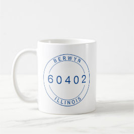 Taza De Café Berwyn, Illinois 60402 Código postal Mug