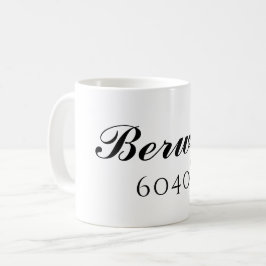 Taza De Café Berwyn, Illinois Código postal Mug