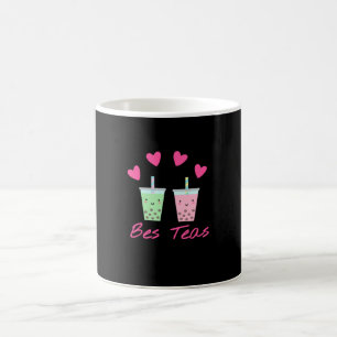 Taza De Café Bes Teas Bestis Té de burbuja Cute Boba Mejores A