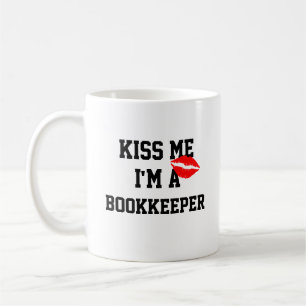 Taza De Café Bésame A Bookkeeper Mug