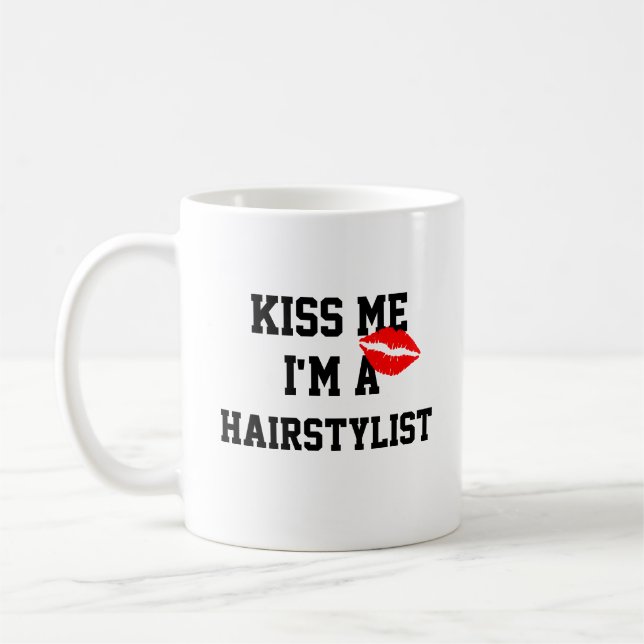 Taza De Café Bésame A Hairstylist Mug (Izquierda)