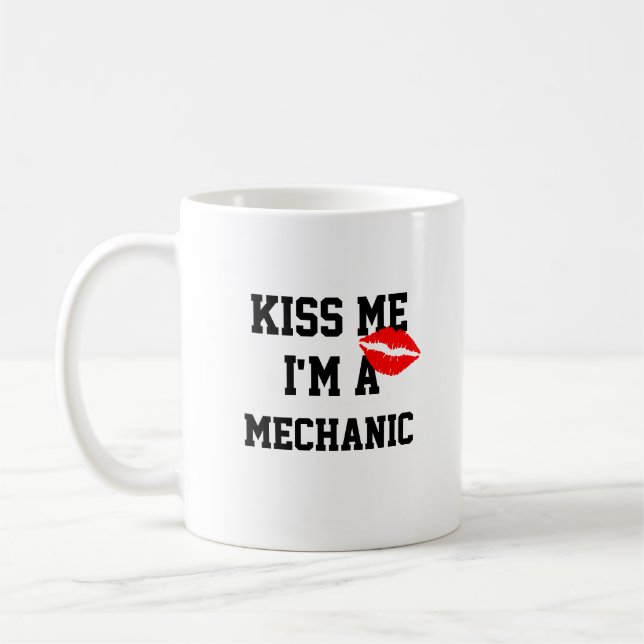 Taza De Café Bésame A Mechanic Mug (Izquierda)