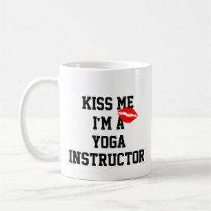 Taza De Café Bésame A Un Instructor De Yoga Mug
