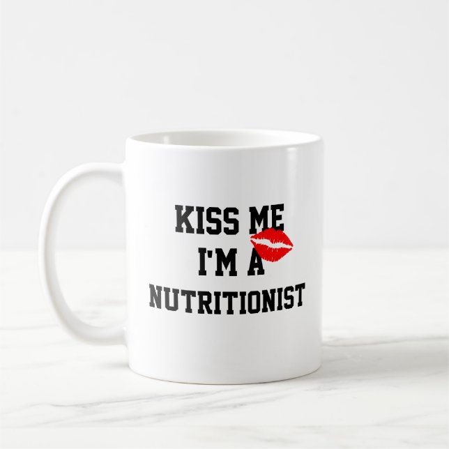 Taza De Café Bésame A Un Mug Nutricionista (Izquierda)