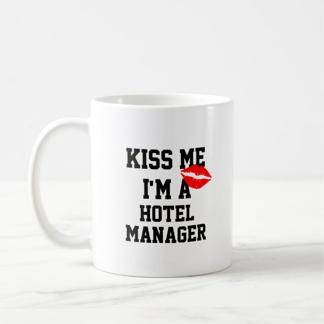 Taza De Café Bésame Im A Hotel Manager Mug (Izquierda)