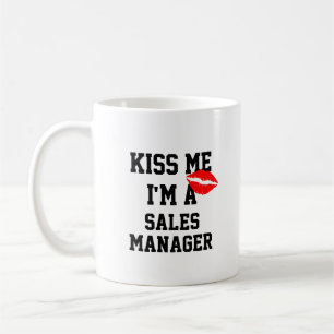 Taza De Café Bésame Im A Sales Manager Mug