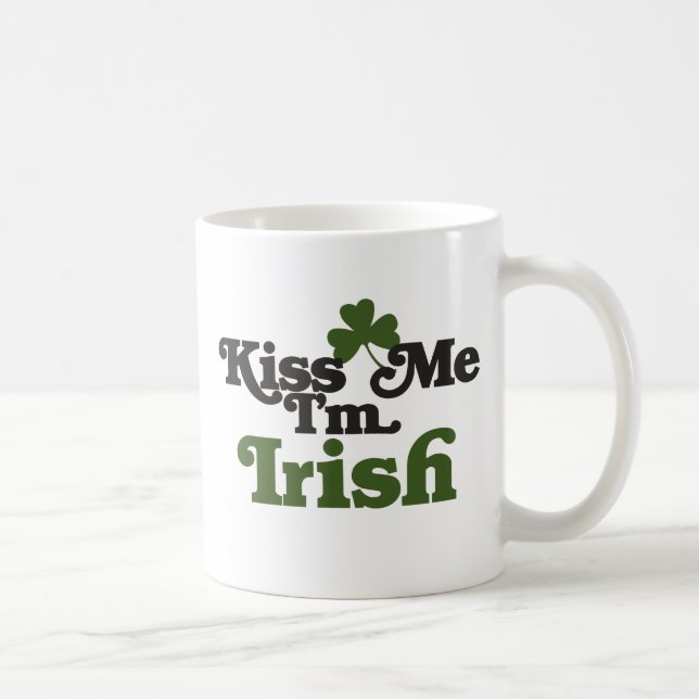 Taza De Café Bésame mi irlandés (Derecha)
