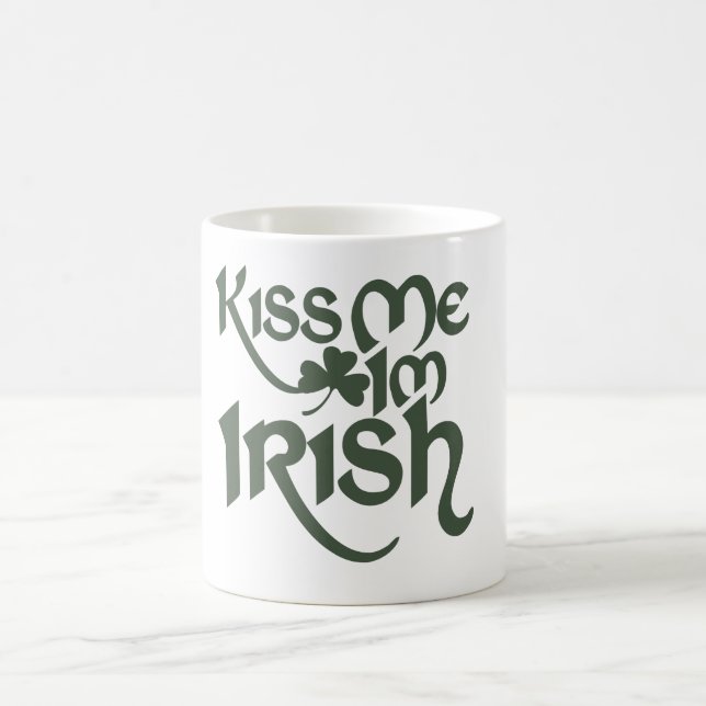 Taza De Café Bésame mi irlandés (Centro)