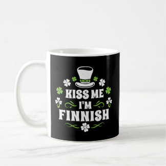 Taza De Café Bésame, Soy Finlandés, Día De San Patricio, Finlan