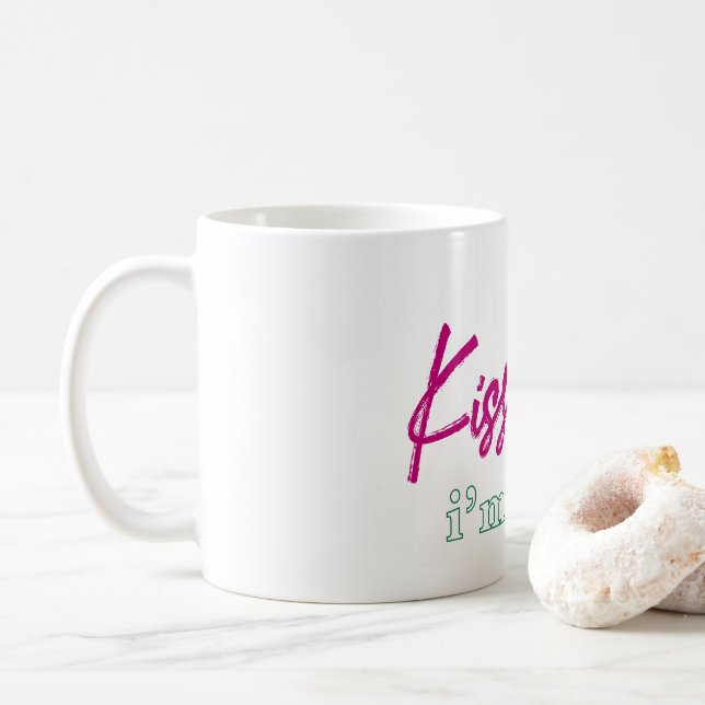 Taza De Café 'besame, soy irlandés' (Con donut)