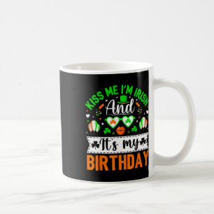 Taza De Café Bésame Soy Irlandés Y Sí Es Mi Cumpleaños St Patr