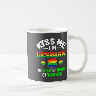 Taza De Café Bésame Soy Lesbiana O Irlandesa O Borracha O Lo Qu