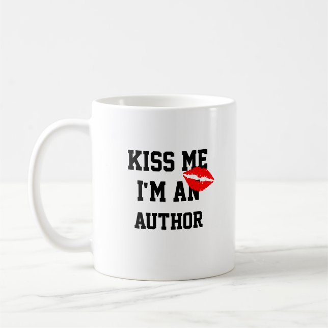 Taza De Café Bésame, soy un autor (Izquierda)