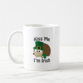 Taza De Café Bésame, soy un hedgehog irlandés