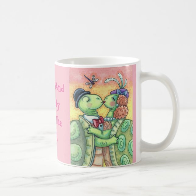 Taza De Café Besando tortugas VALENTINE TORTOISE MUG *Personali (Derecha)