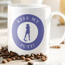 Besar mi divertido humor de golfer Putt Silhouette
