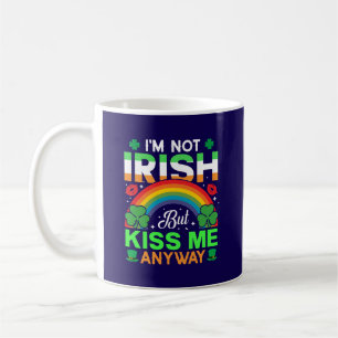 Taza De Café besarme de todas formas diseño de humor irlandés-6
