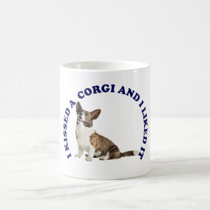 Taza De Café Besé un Corgi galés cardigano