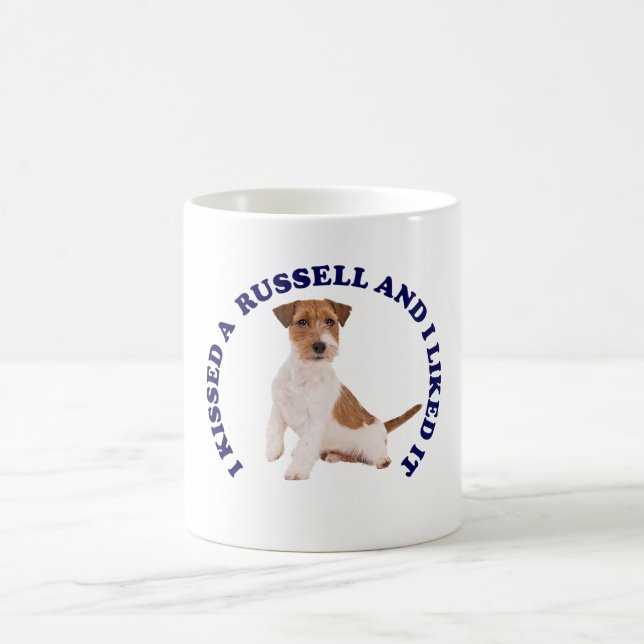 Taza De Café Besé un Jack Russell (Centro)