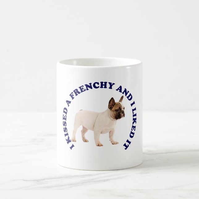 Taza De Café Besé un toro francés (Centro)