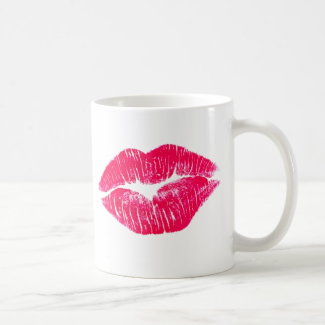 Taza De Café Béseme los labios (Derecha)