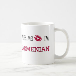 Taza De Café Béseme que soy ARMENIO