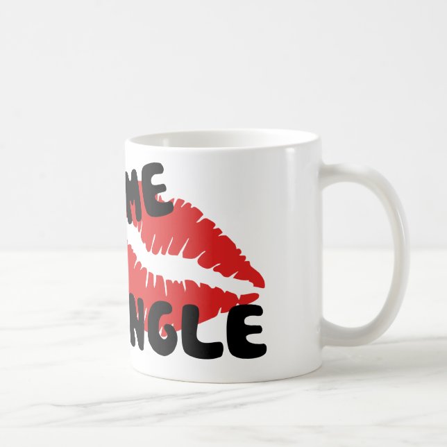 Taza De Café Béseme que soy solo (Derecha)