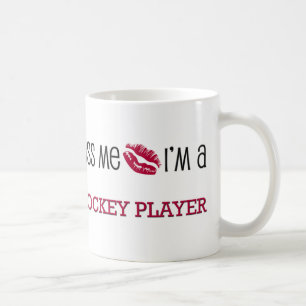 Taza De Café Béseme que soy un JUGADOR de HOCKEY